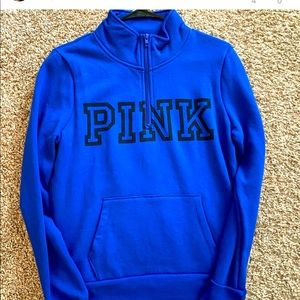 Never worn VS pink quarter zip pullover